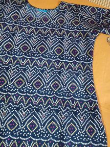 Patterned chundri kurta