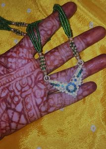 Green Beaded Necklace