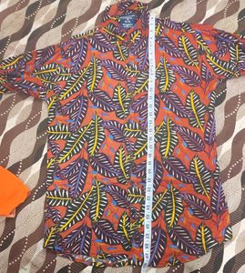 Leaf Print Shirt