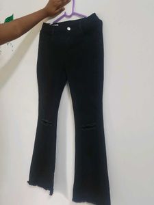 Boot Cut Girls Black Jeans