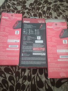 Foxin Power Bank Set Of 3