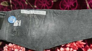 Stylish Gray Wavelength Jeans