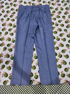 Bluish Grey Formal Trousers