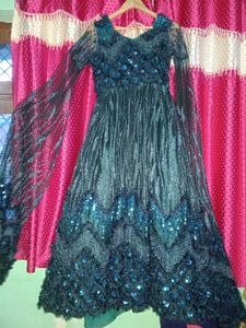 Elegant Sequin Embellished Evening Gown