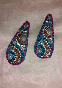 Teardrop Beaded Earrings