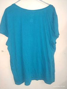 Fancy Blue Color Top XXL Size