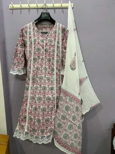 Newly Trending A-line Kurta With Pant And Duppatta