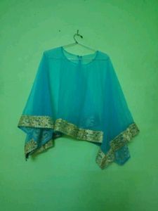 Net Cape Style Gown