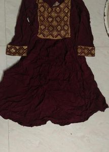 Elegant Maroon Kurta