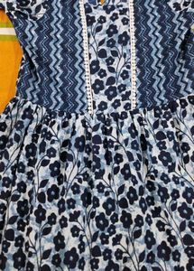 Floral Print Midi Dress Girls Clothing 10-12 years