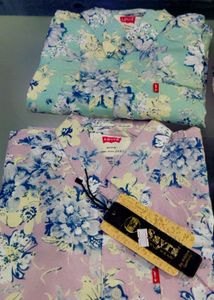 Floral Print Shirt M,L, XL,XXL