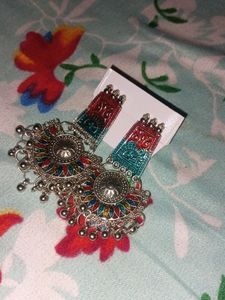 Multi Colour Jhumka