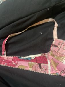Cute Graphic Pink Lace Bra Y2k
