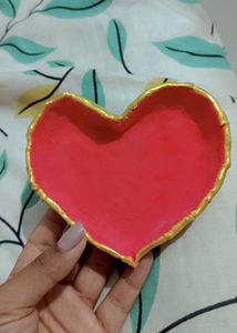 Heart-Shaped Trinket Dish , Jewellery Organiser