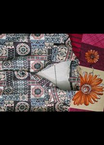 Imported Surplus Shirt Printed Drop shoulder