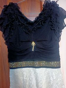 Black &amp; White Party Dress