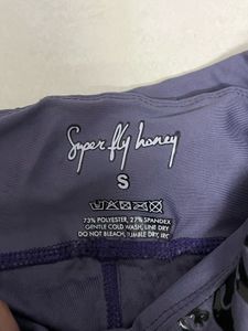 Stylish high waist Patterned Leather pant