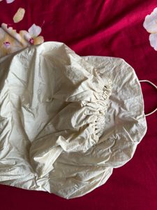 Beige Wide Leg Casual Pants