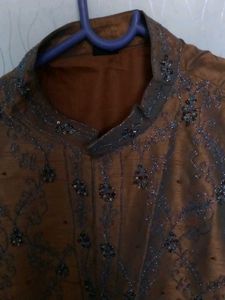Elegant Rust Brown Kurta
