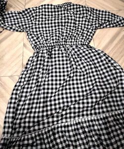 Gingham Checkered Dress
