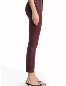 H&amp;M Burgundy jeggings high waist