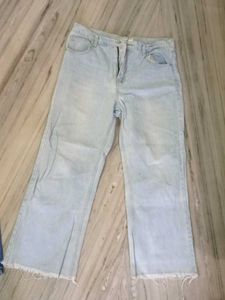 Two Blue Denim Jeans