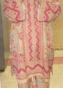 Floral Print Turkish Cord Set