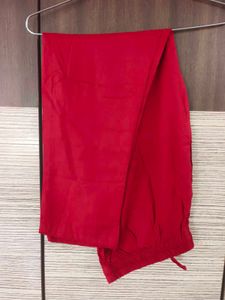 Aachho Maroon Angrakha Suit Set XL