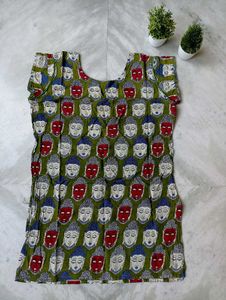 Unique Printed Tunic Top