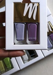 Pick Any one Myglamm Two Of Kind Nail Enamel
