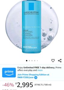 La Roche Posay Toleriane Purifying Foaming Face Wa