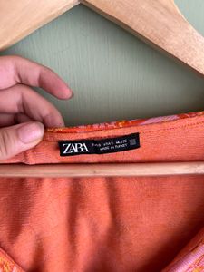 ZARA V NECK TOP