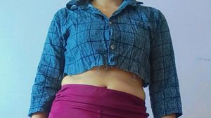 Checked Crop Shirt