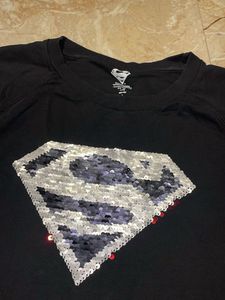 Superman Sequin Sweatshirt