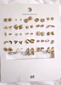 H&M Earring Set - Gold Tones