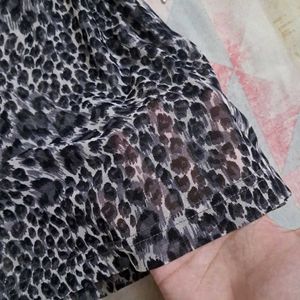 Y2k Animal Print Top