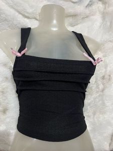 Shein Back Tie Up Bow Top ❤️