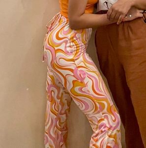 H&M Retro Swirl Print Pants
