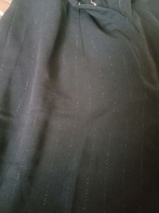 Black Straight Woman Trousers
