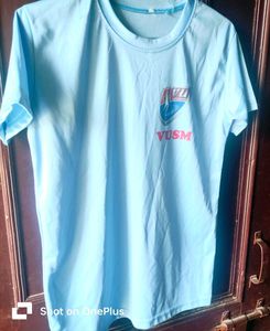Light Blue Graphic T-Shirt