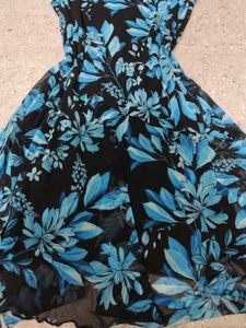 Black Floral Asymmetrixal Pinterest dress