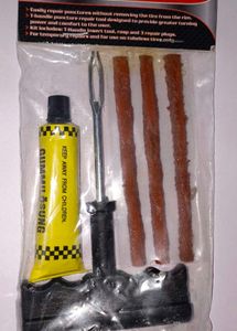 Tyre Puncture Repair Kit With 3 Seal Strips (5 Pcs