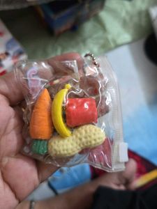 Fruits Eraser Set (10 Pcs)