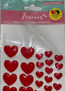 Little Birdie Heart Stickers