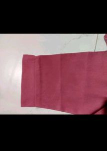 Peach 3/4 Sleeve Button-Up Shirt Small