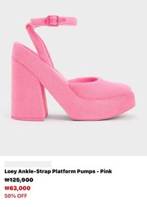 Charles &amp; Keith Platform pump  Heels
