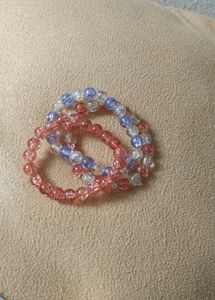 Colorful Beaded Bracelet Set Of 3