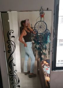 Sky Blue Bootcut Jeans