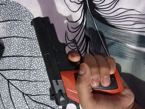 New Brown Toy Plastic Small Gun With Free Bullets