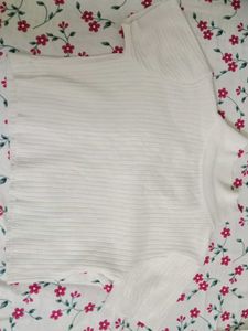 Ribbed Knit Top - Short Sleeve